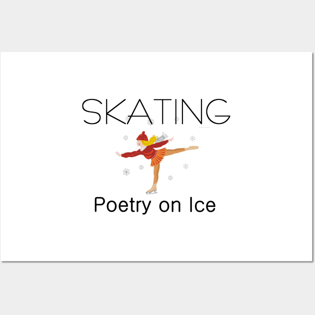 Skating Poetry Wall Art by teepossible